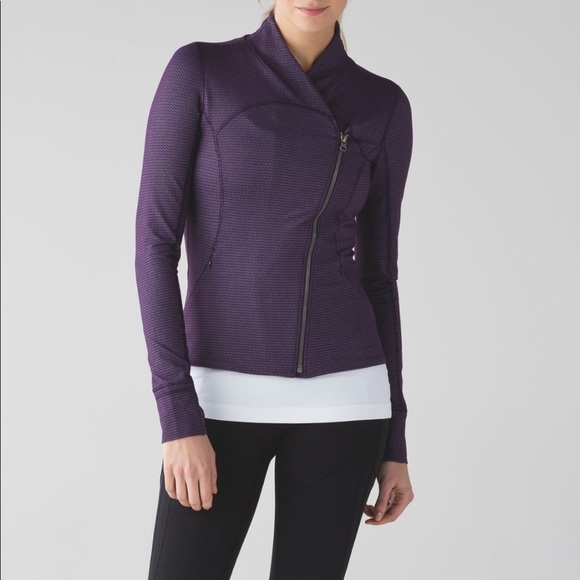 lululemon athletica Jackets & Blazers - ⭐️Lululemon Precision Jacket Chain Link Lilac Deep Zinfandel size 8